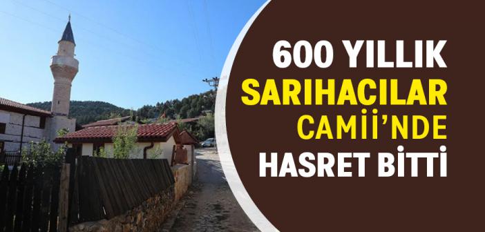 Antalya'daki 600 Yıllık Sarıhacılar Camii Yenilenen Çehresiyle Ziyaretçilerini Ağırlıyor