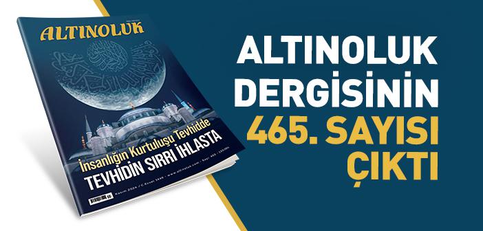 Altınoluk Dergisinin Kasım 2024 Sayısı Çıktı