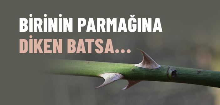 Birinin Parmağına Diken Batsa...