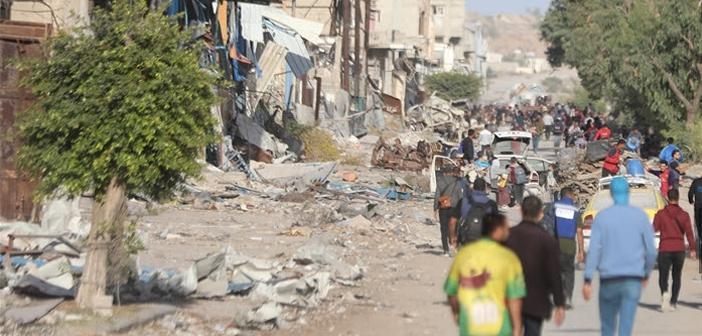 İsrail Ordusu, Gazze'nin Kuzeyindeki Filistinlileri Zorla Göç Ettiriyor
