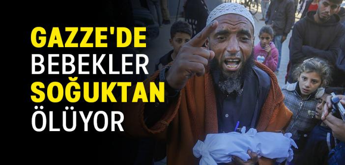 Gazze'de Son Bir Haftada Dondurucu Soğuktan Ölen Bebeklerin Sayısı 5'e Yükseldi