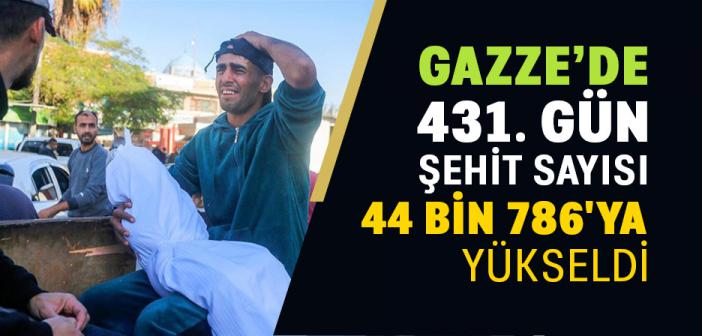 İsrail'in 431 Gündür Saldırılarını Sürdürdüğü Gazze'de Can Kaybı 44 Bin 786'ya Yükseldi