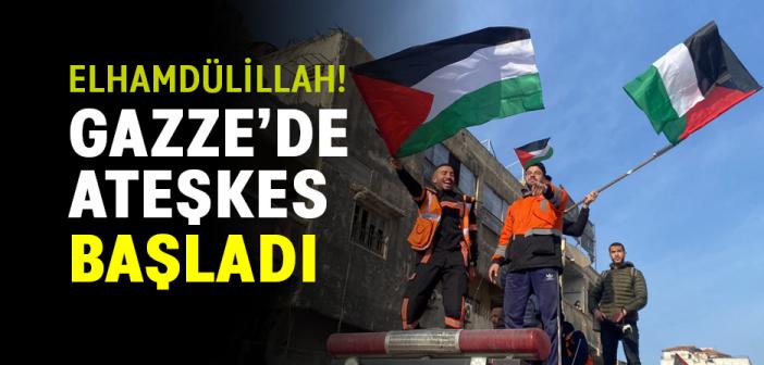 Gazze’de Ateşkes Başladı