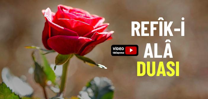 Refîk-i Alâ Duası