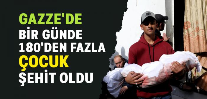İsrail Saldırıları Altındaki Gazze'de Bir Günde 180'den Fazla Çocuk Öldü