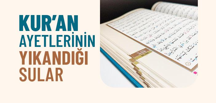 Kur’an Ayetlerinin Yıkandığı Sular