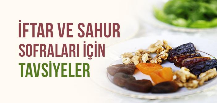 Sahur ve İftarda Ne Yenir?