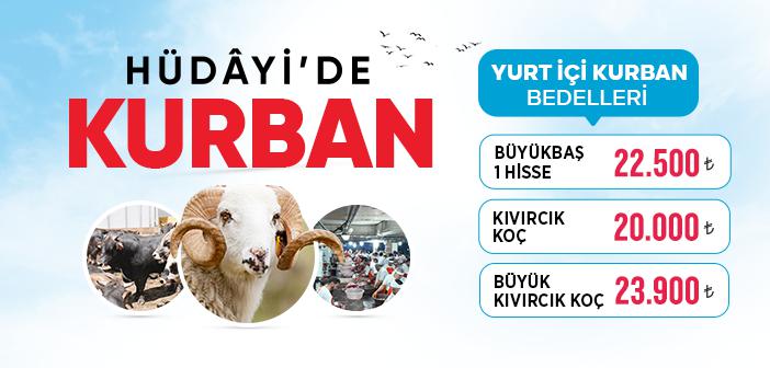 2025 Hüdayi Vakfı Yurt İçi Kurban Fiyatları