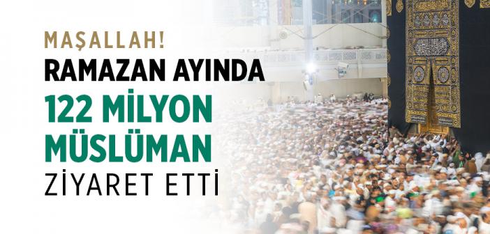 Ramazan'da Mekke ve Medine'deki 2 Mübarek Mescidi 122 Milyon Müslüman Ziyaret Etti