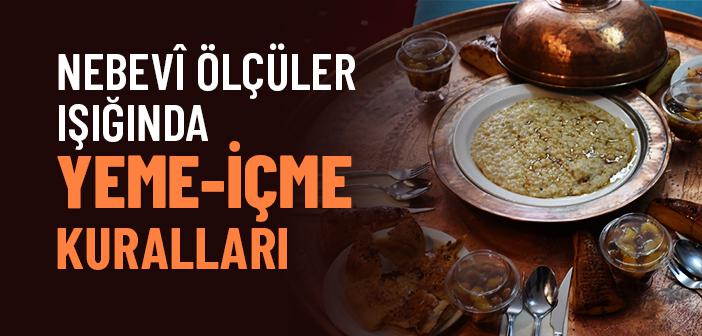Yeme-İçme Kuralları