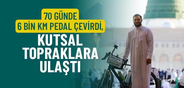 Kosova'dan Kutsal Topraklara Ulaşmak İçin Yaklaşık 6 Bin Km Pedal Çevirdi