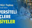 Osman Nuri Topbaş Hocaefendi’den Üniversiteli Gençlerin “Örnek Olma” Sorumluluğuna Dair Tavsiyeleri