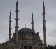 Selimiye Camisi’nin Minarelerine “Mahya” Asıldı