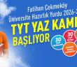 Fatihan Çekmeköy 2026-2027 TYT Yaz Kampı Kayıtları Başladı