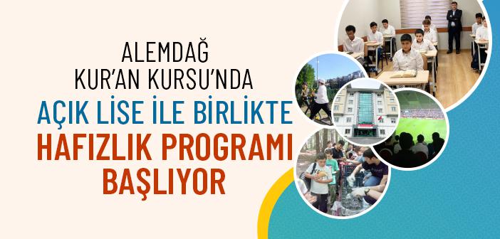 Alemdağ Kur’an Kursu Açık Lise ile Birlikte Hafızlık Programı Kayıtları Başladı