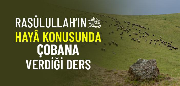 Rasulullah’ın Çobana Verdiği Haya Dersi