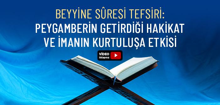 Beyyine Suresi Tefsiri